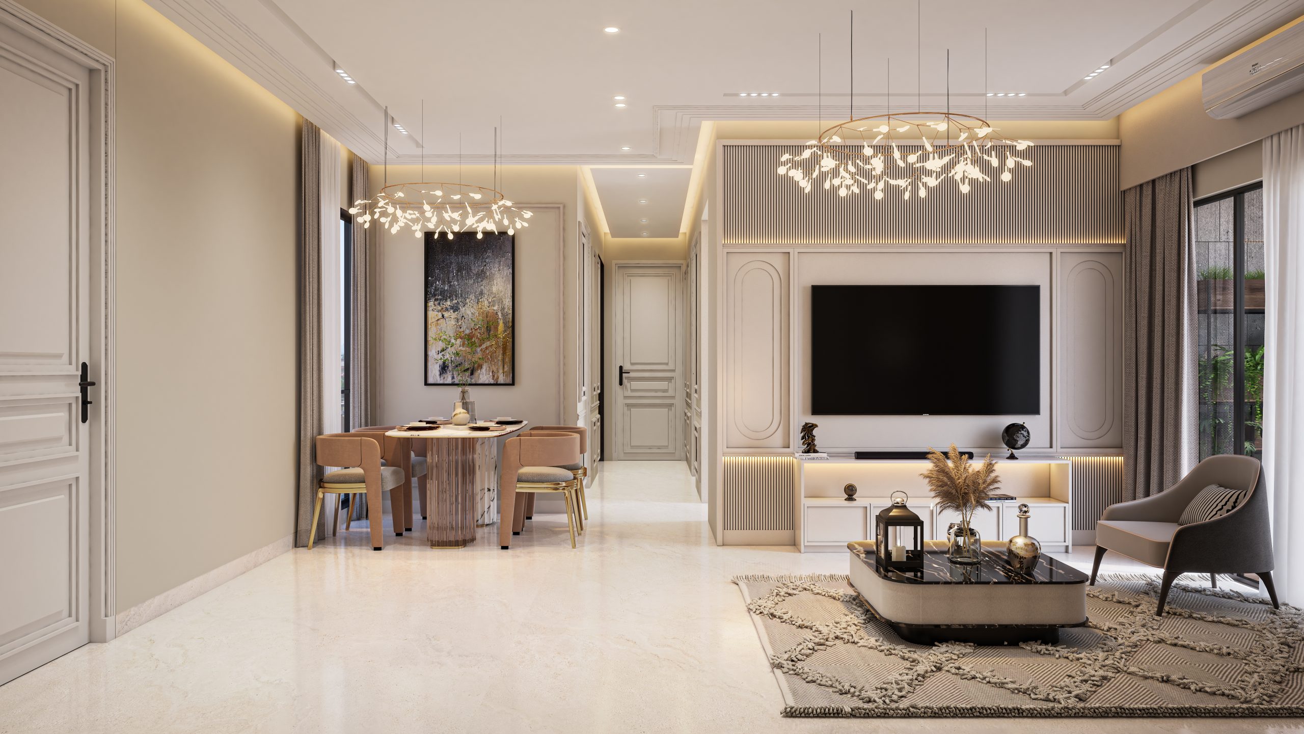 2bhk flats living space
